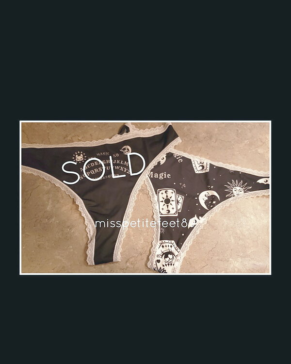 Satin Blend Tarot Card Thong