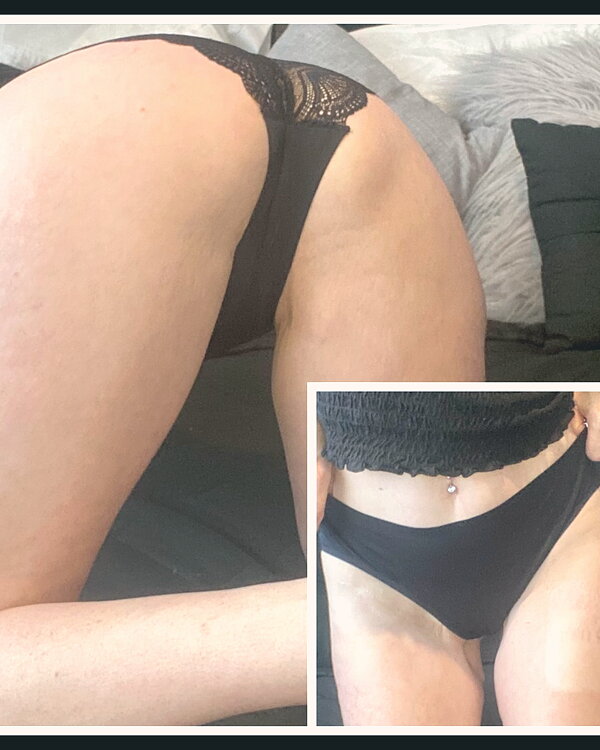 Black Lace Back Panties