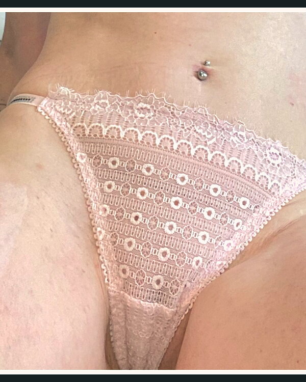 Pretty Pink Lace Thong