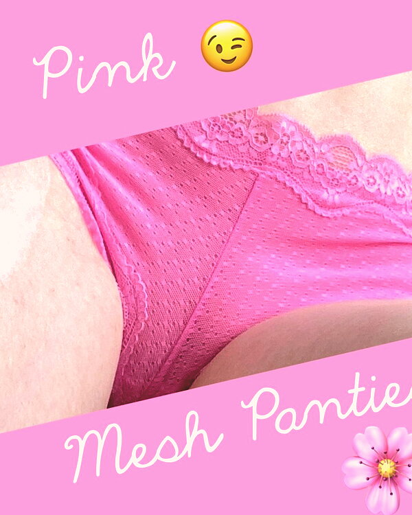 Pink Mesh Panties