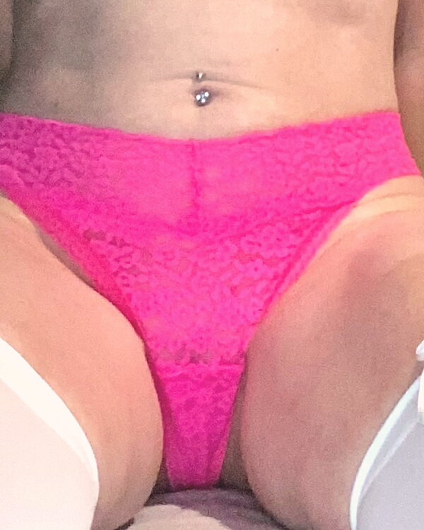 Hot Pink Lace Quality Thong