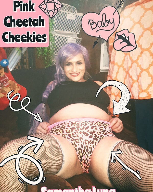 Pink Cheetah Cheekies