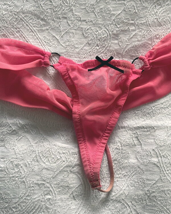 Hot pink sexy thong