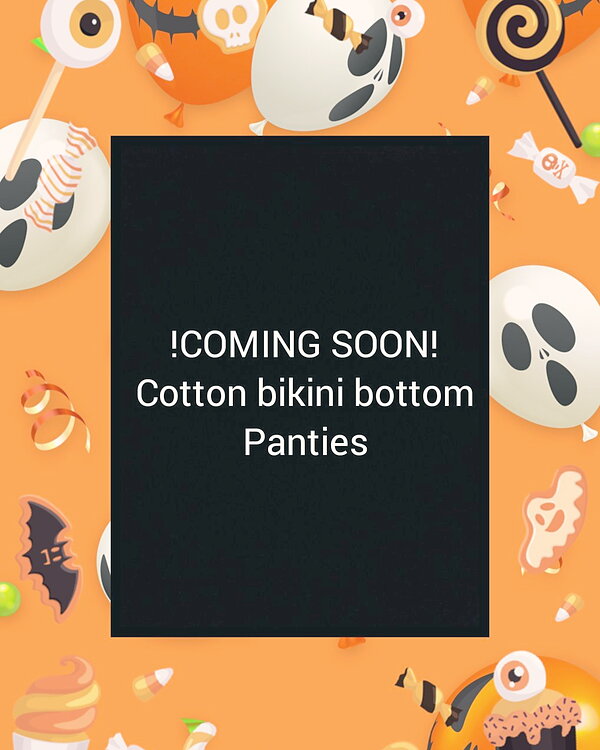 Cotton bikini bottom panties