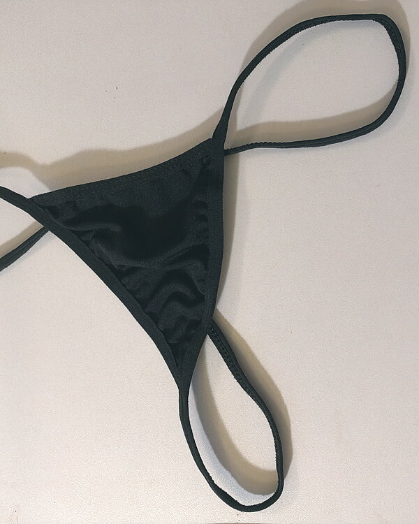 Black G-String, worn 1 day