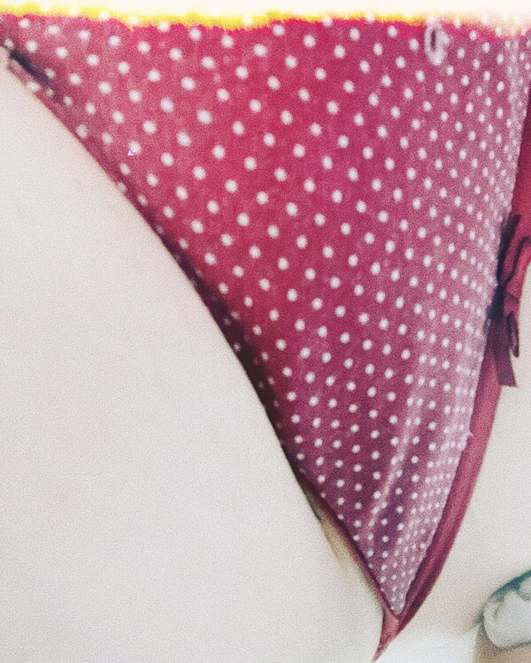 Worn on a long haul flight, 8 hours on my feet. Cabin crew panties, worn a lot as you can see from the hole.