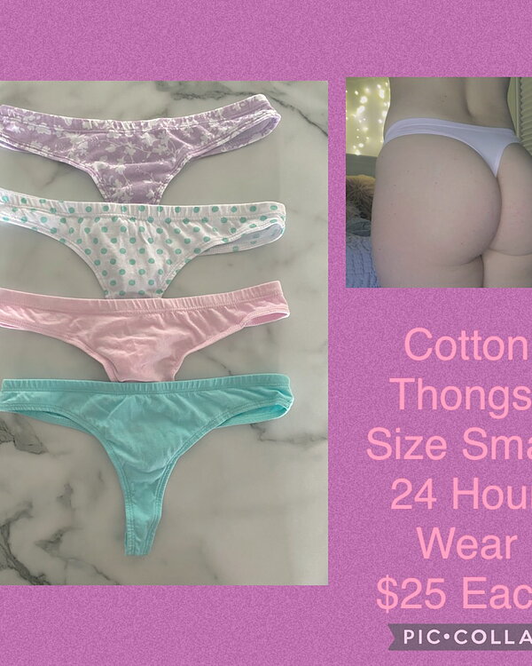 Cotton Thongs!