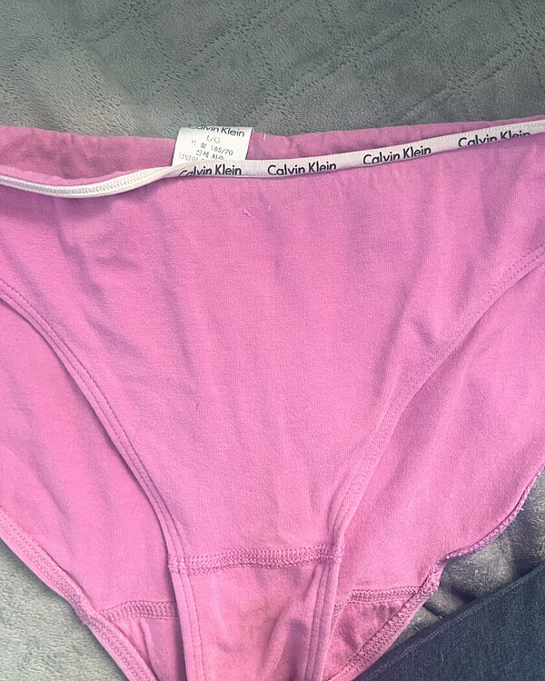 Pink CK cotton panties