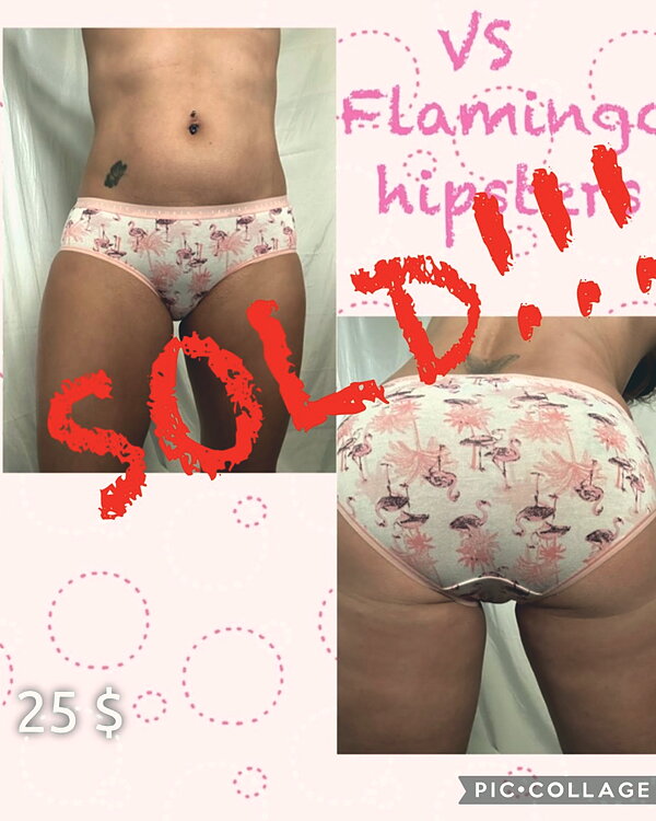 Victoria’s Secret flamingo panties.