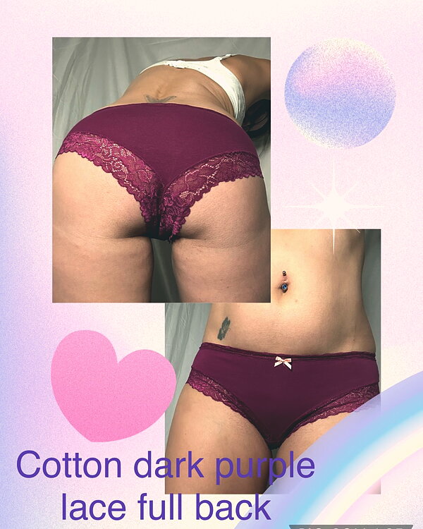Cotton purple full back