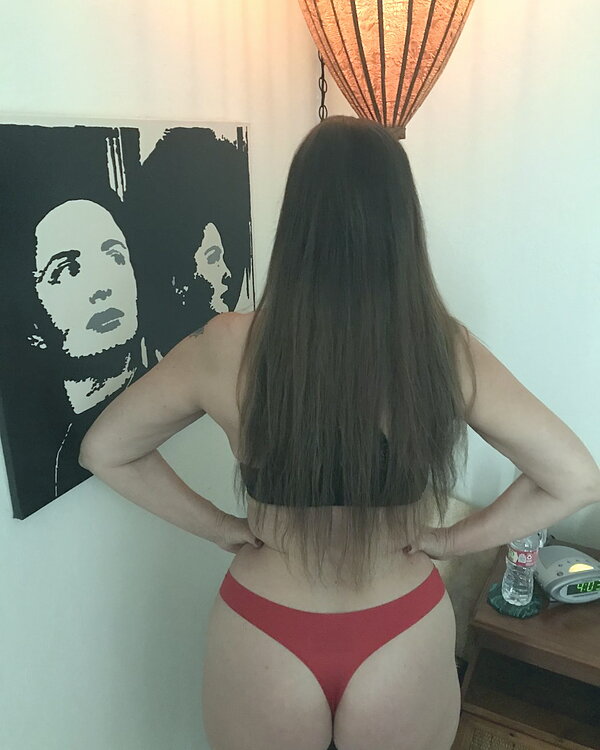 Red thong