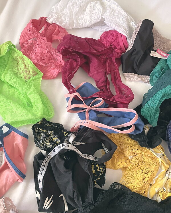Huge Lot of used panties