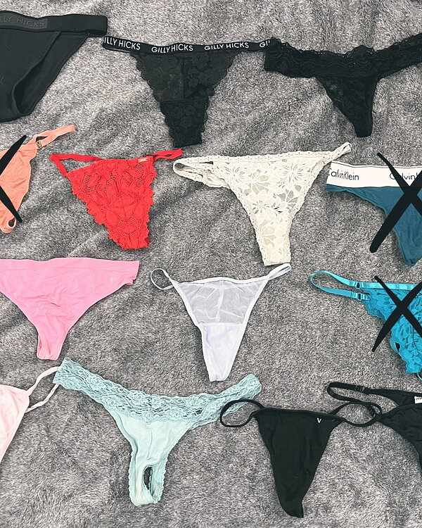 Sexy panties worn by your favorite naughty thing