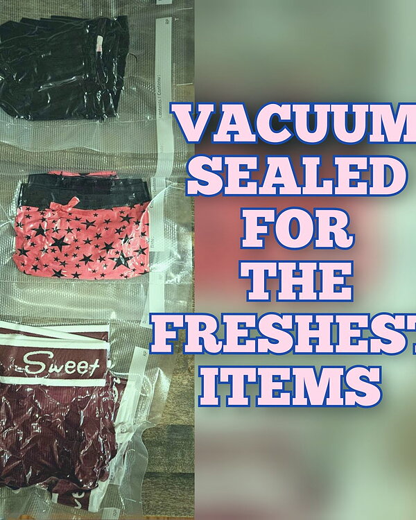 Vacuum sealed