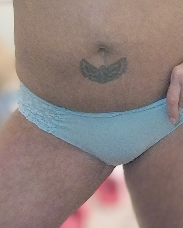 VS blue cheeky- lingerie that sparks desire!