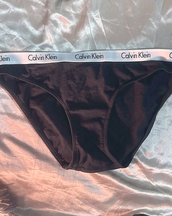 🖤 Black Calvin Klein Cotton Panties — Worn Once
