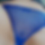 Blue, see through, lace up back, lovers panties