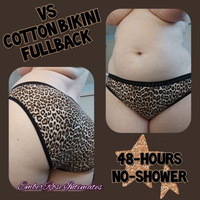 VS Leopard Print Cotton Bikini Fullback