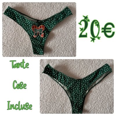 Tanga verdi in cotone
