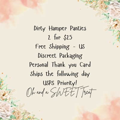 Dirty Hamper Panties