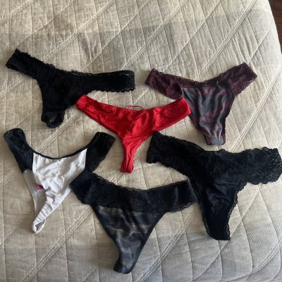 Hott Partially Laced Cotton Thongs