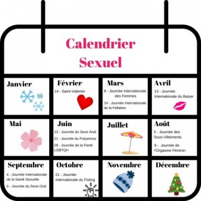 Calendrier Sexuel 2022