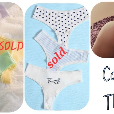 Cotton thongs [