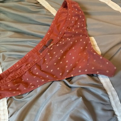 Peachy Polka Dot Thong – photo 3 of 3
