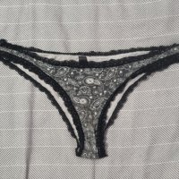 Black Pattern Knickers