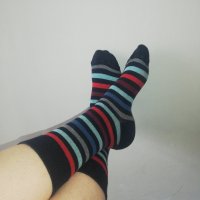 Colourful Strips Socks - 1