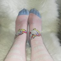 Pink Unicorn Socks - 1