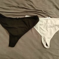 Cotton thongs black or white - 2