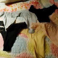 100% Lace cotton thongs