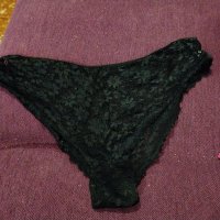 Encaje negro con algodón