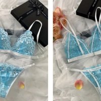 Blue bra & panty set