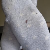 Calcetines muy usados y muy olor…