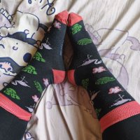 Calcetines altos de dibujitos