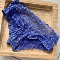 Culotte dentelle bleue