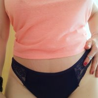 Tanga algodón y encaje