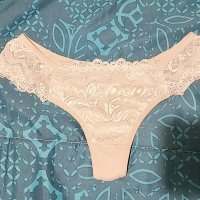 Tanga sexy cotton cream color