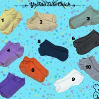 Ankle Socks - Solid Colors (#1-1…