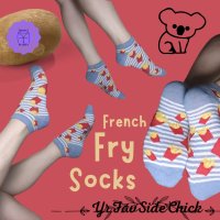 Pardon My French Fry Socks