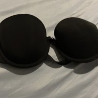 strapless black bra
