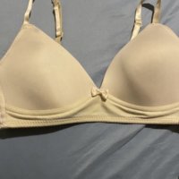 light orange bra with bow