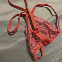 pink lace g string