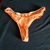 Lace on the sides Orange Thong🧡… - 1