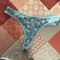 Tanga algodón azul, rosa..