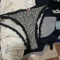 Braguita blanca y negra puntitos