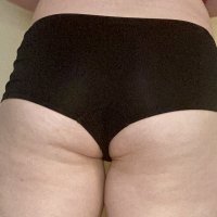 Black Cheek Spandex Panties - 1