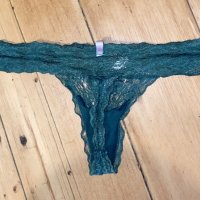 Green Lace Thong - 2